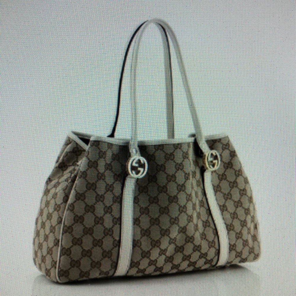 Authentic Gucci medium GG Twins Canvas Tote